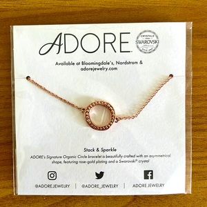 Circular Adore bracelet with Swarovski crystals